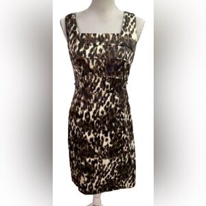 ALYX  Leopard Print Sleeveless Sheath Dress‎ / Cocktail Dress Women's Size 14